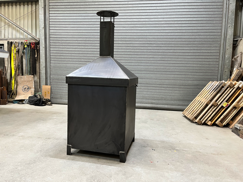 Front view of eco incinerator